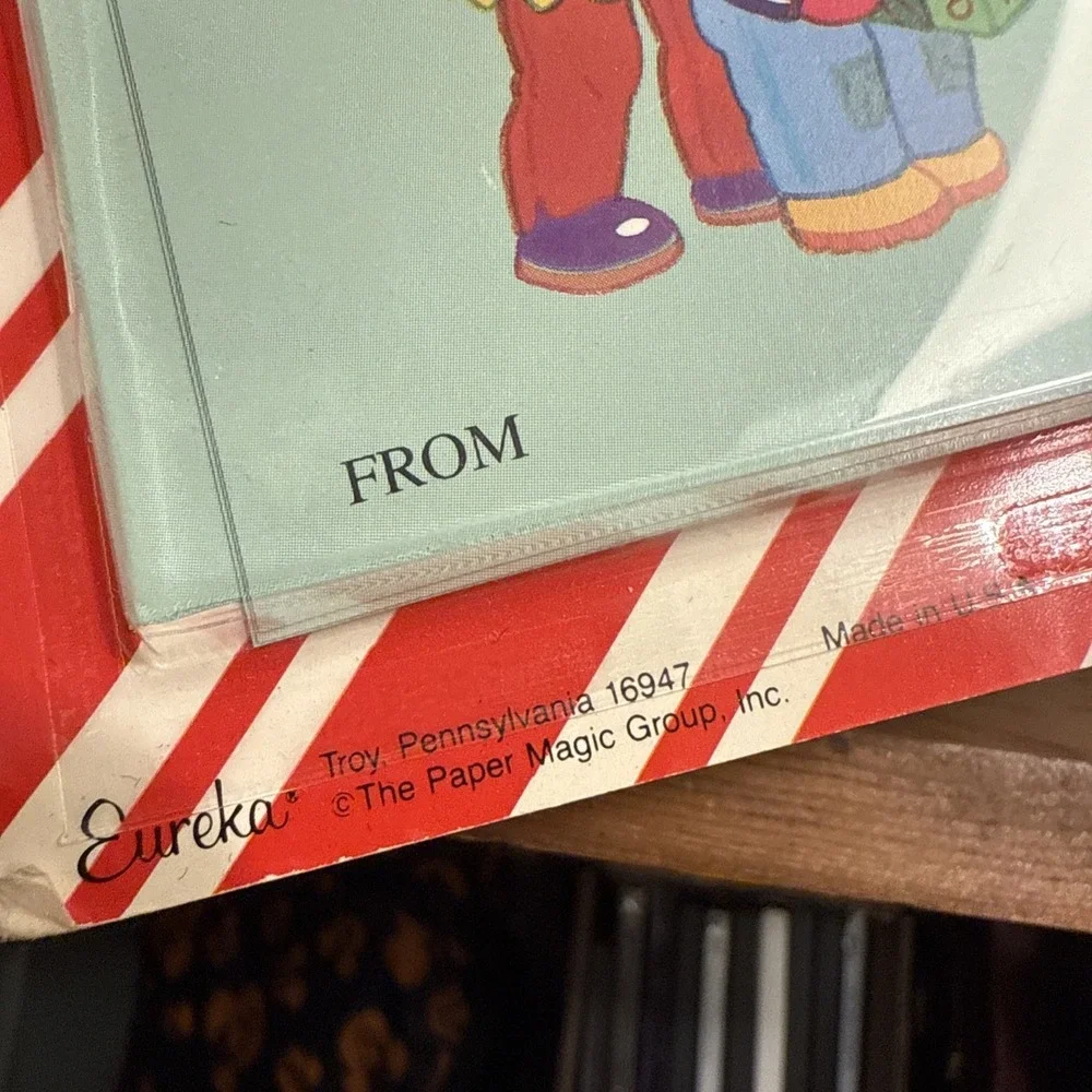Vintage Cabbage Patch Kids Christmas Gift Tags Lot 2 Sealed 1992 Eureka Holiday